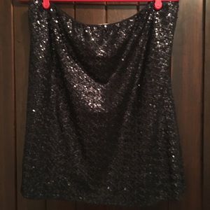 Sequin tube top